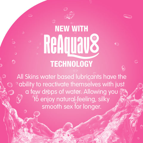 Skins Juicy Bubblegum Blast Waterbased Lubricant 130ml Flavoured Lube