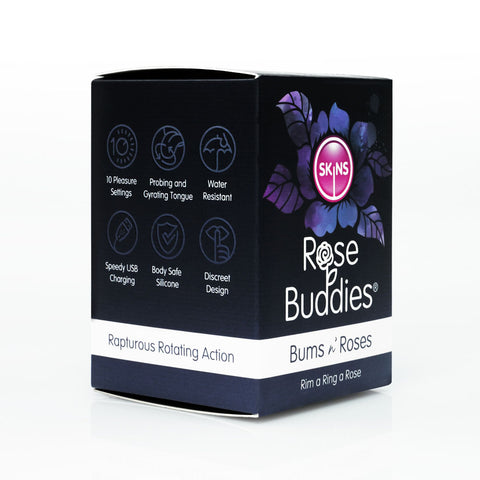 Skins Rose Buddies Bum and Roses – Silicone Butt Plug > Sex Toys For Ladies > Rose Stimulators