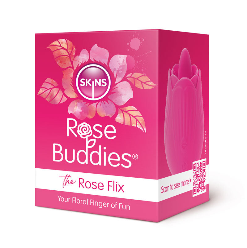 Skins Rose Buddies Rose Flix Clitoral Massager Pink > Sex Toys For Ladies > Rose Stimulators