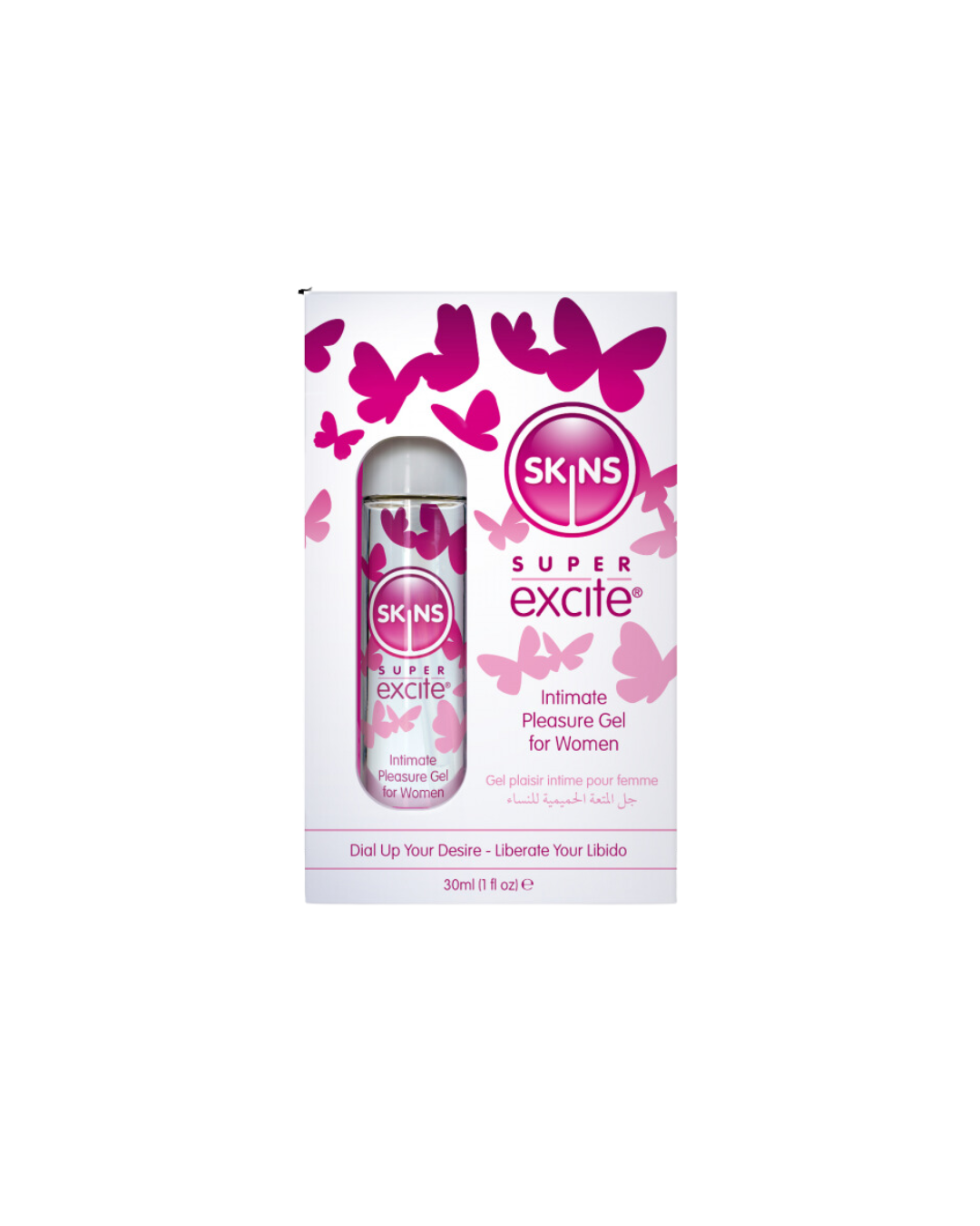 Skins Super Excite Clitoral Stimulation Gel 30ml Gel Secondary image