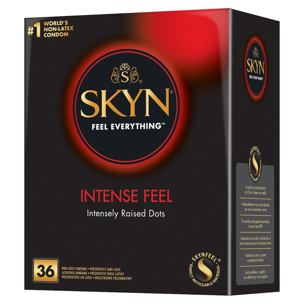 SKYN Latex Free Condoms Intense Feel 36 Pack Default Title > Condoms > Stimulating, Ribbed, Warming