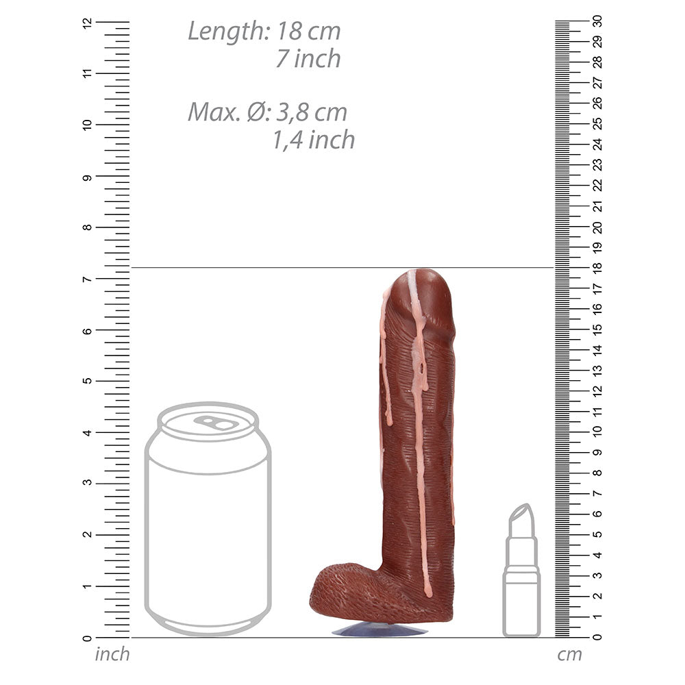 Dicky Soap With Balls Cum Covered Flesh Brown Novelty Soap