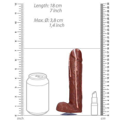 Dicky Soap With Balls Cum Covered Flesh Brown Novelty Soap