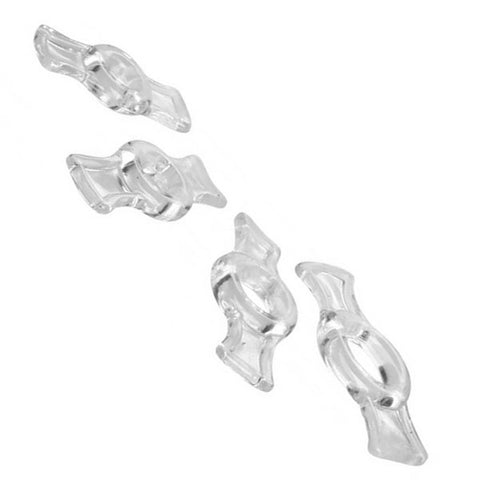 Size Matters Endurance Penis Ring Set With Four Sizes COCK RING Set