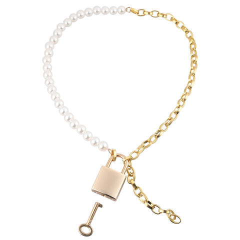 Sex and Mischief Pearl Day Collar for Elegant Submission and Sophistication Collar