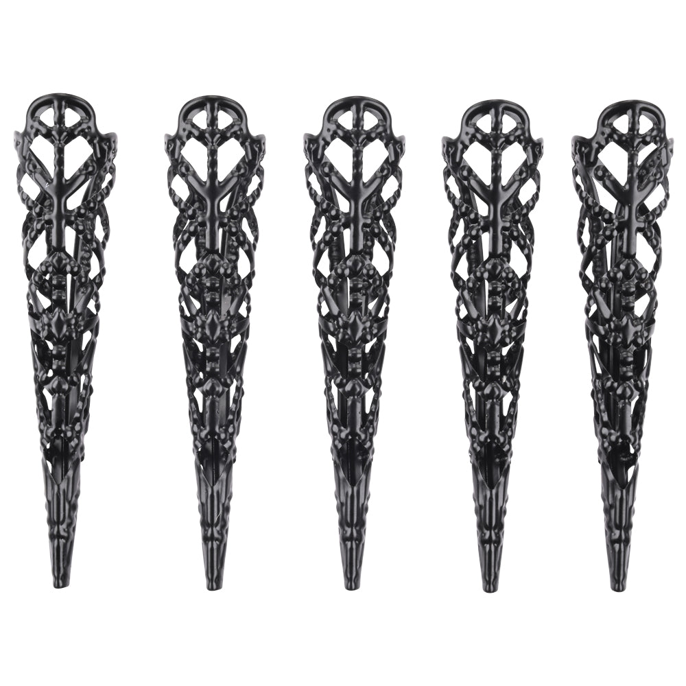 Sex & Mischief Sensory Fingertips - 8.25 cm Black Alloy Medical Themed