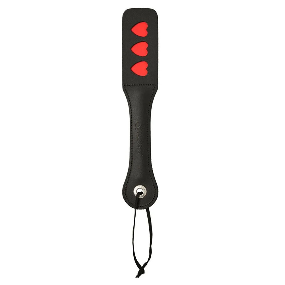 Sex And Mischief Heart Paddle With Split Surface Design > Bondage Gear > Paddles