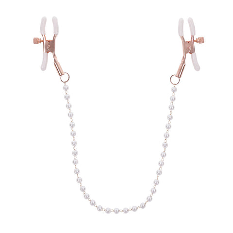 Sex and Mischief Peaches n CreaMe Pearl Nipple Clamps Nipple Clamps