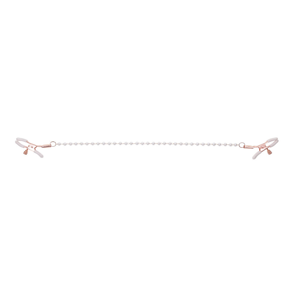 Sex and Mischief Peaches n CreaMe Pearl Nipple Clamps Nipple Clamps