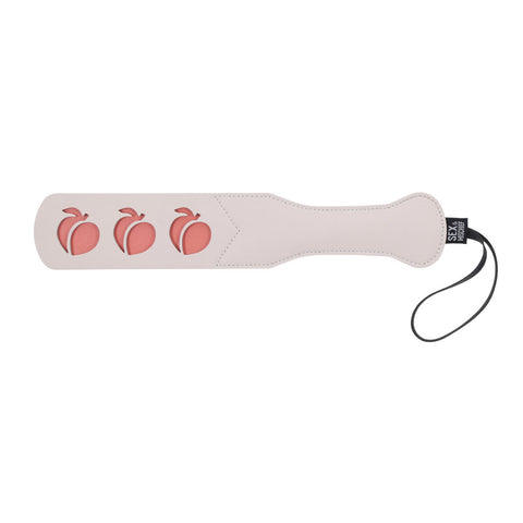 Sex & Mischief Peaches n CreaMe Impression Paddle 32cm Peach Paddle Whips & Paddles