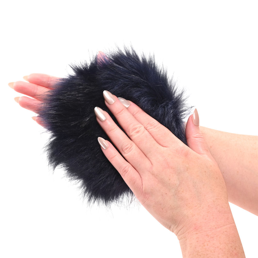 Sex & Mischief - Cougar Spiked Sensory Glove - Navy One Size BONDAGE-TOYS