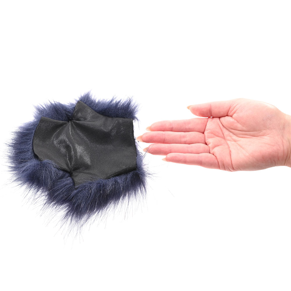 Sex & Mischief - Cougar Spiked Sensory Glove - Navy One Size BONDAGE-TOYS