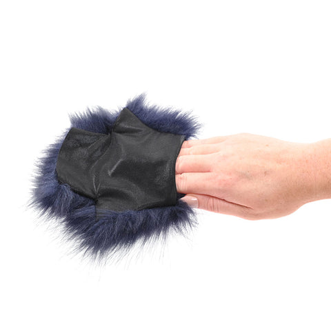 Sex & Mischief - Cougar Spiked Sensory Glove - Navy One Size BONDAGE-TOYS