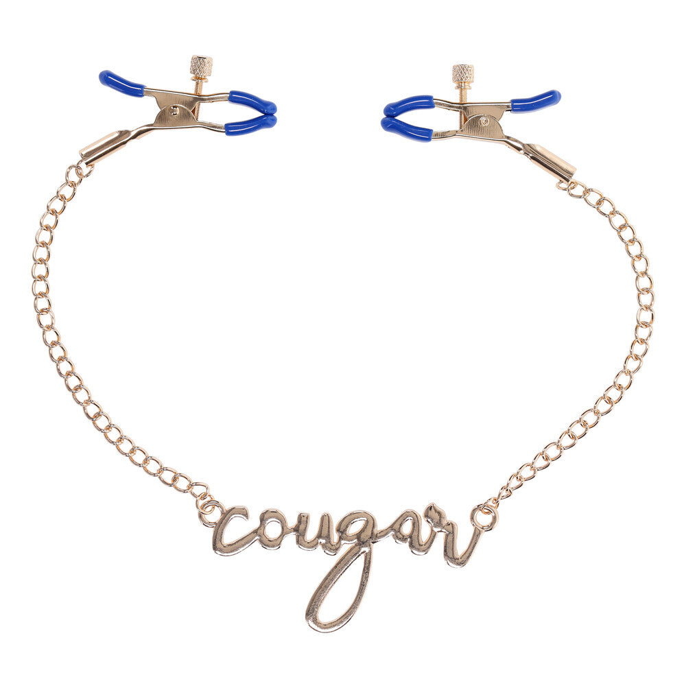 Sportsheets Cougar (Gold) – Adjustable Nipple Clamps Default Title > Bondage Gear > Nipple Clamps