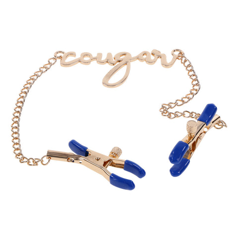 Sportsheets Cougar (Gold) – Adjustable Nipple Clamps > Bondage Gear > Nipple Clamps