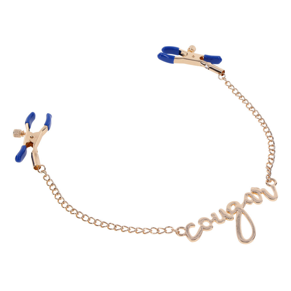 Sportsheets Cougar (Gold) – Adjustable Nipple Clamps > Bondage Gear > Nipple Clamps