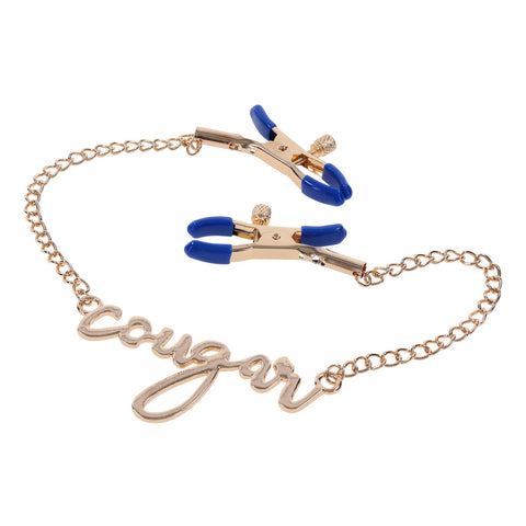Sportsheets Cougar (Gold) – Adjustable Nipple Clamps > Bondage Gear > Nipple Clamps