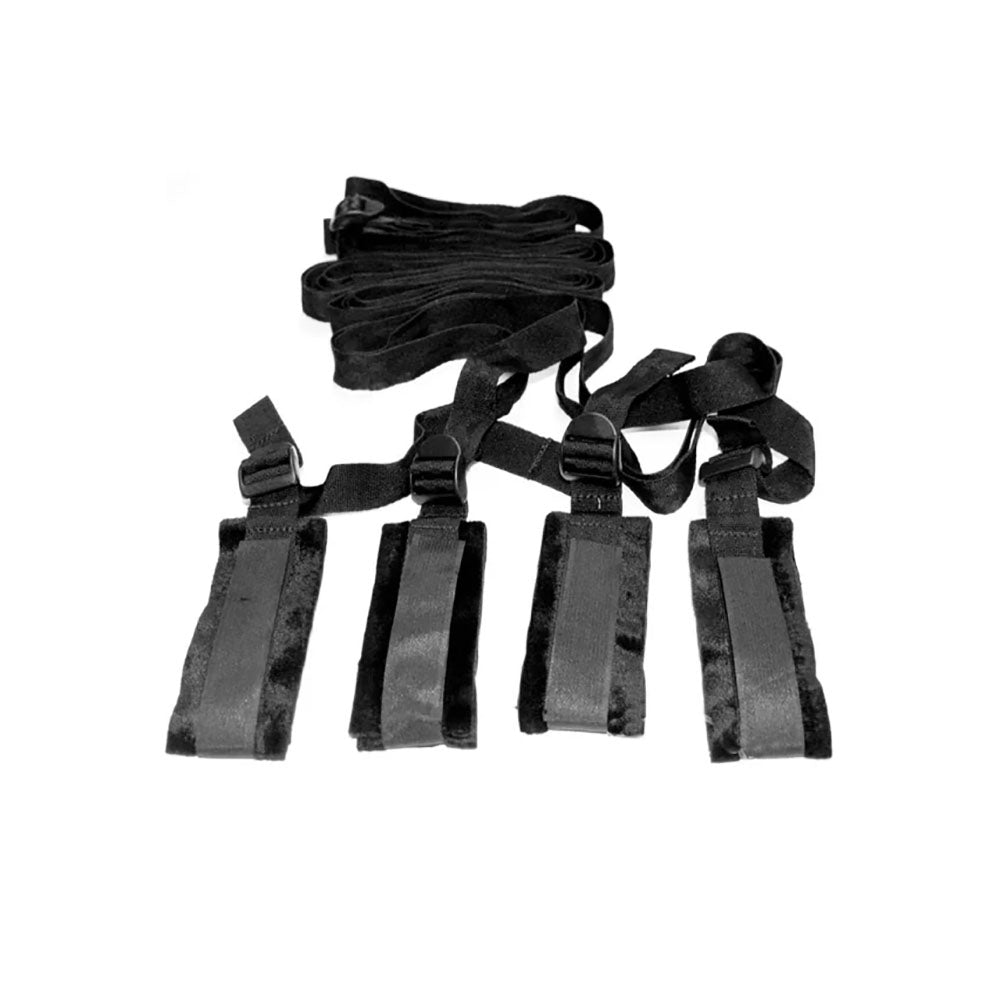 Sex & Mischief Bed Bondage Restraint Kit – Adjustable 1.5m Straps Bondage Kit Secondary image