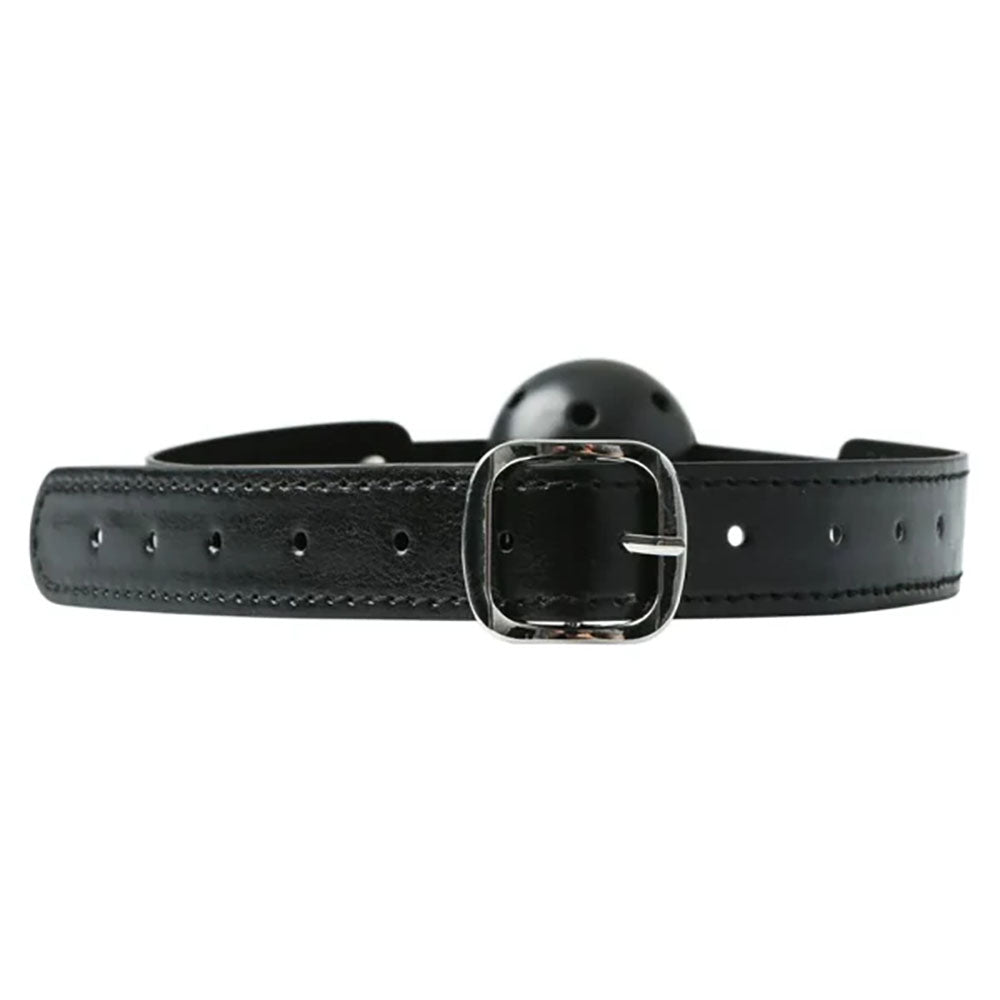 Sex & Mischief Breathable Ball Gag with 5 cm Diameter and Adjustable Strap Mouth Restraint > Bondage Gear > Gags and Bits
