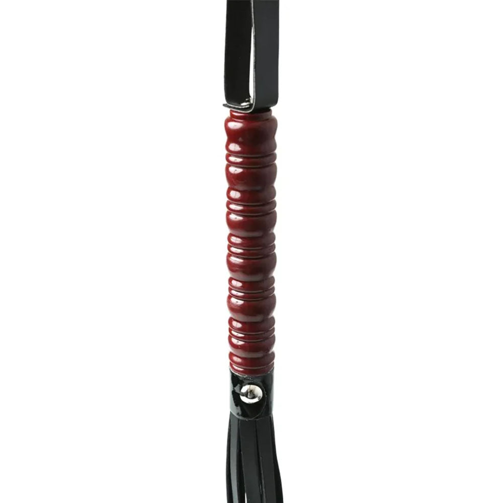 Sex and Mischief Mahogany Flogger for Intimate Use > Bondage Gear > Whips & Floggers