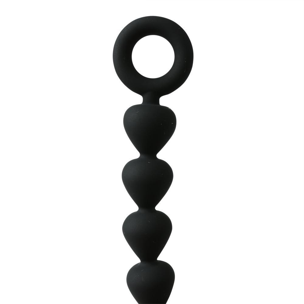 Sportsheets Sex and Mischief Silicone 9.75 Inch Anal Beads – Body-Safe Silicone Anal Toy > Anal Range > Anal Beads