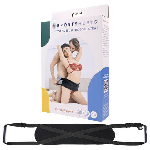 Pivot Deluxe Doggie Strap - Positioning Strap Black BONDAGE-TOYS