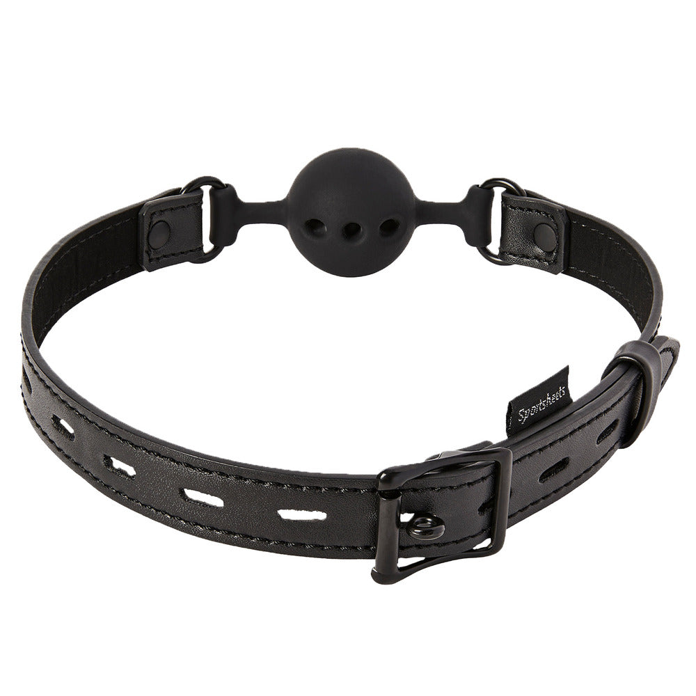 Sportsheets Saffron Breathable Ball Gag Adjustable Comfort Gags