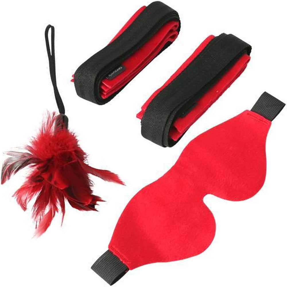 Sexy Submissive Bondage Kit – Adjustable Wrist and Ankle Restraints Bondage Set > Bondage Gear > Bondage Kits Main image