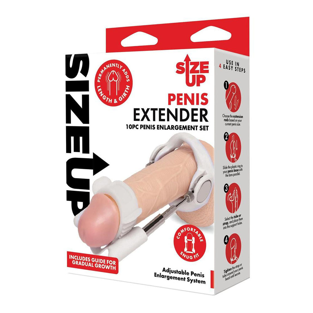Size Up Penis Extender for Gradual Growth White > Pumps > Penis Pumps Performance