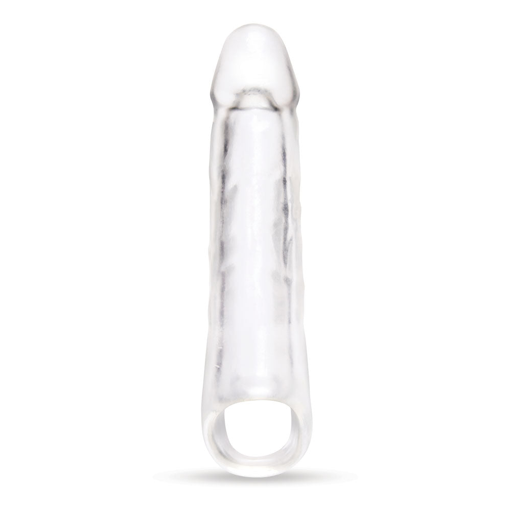 Size Up 3 Inch See Thru Penis Extender with Ball Loop SLEEVES