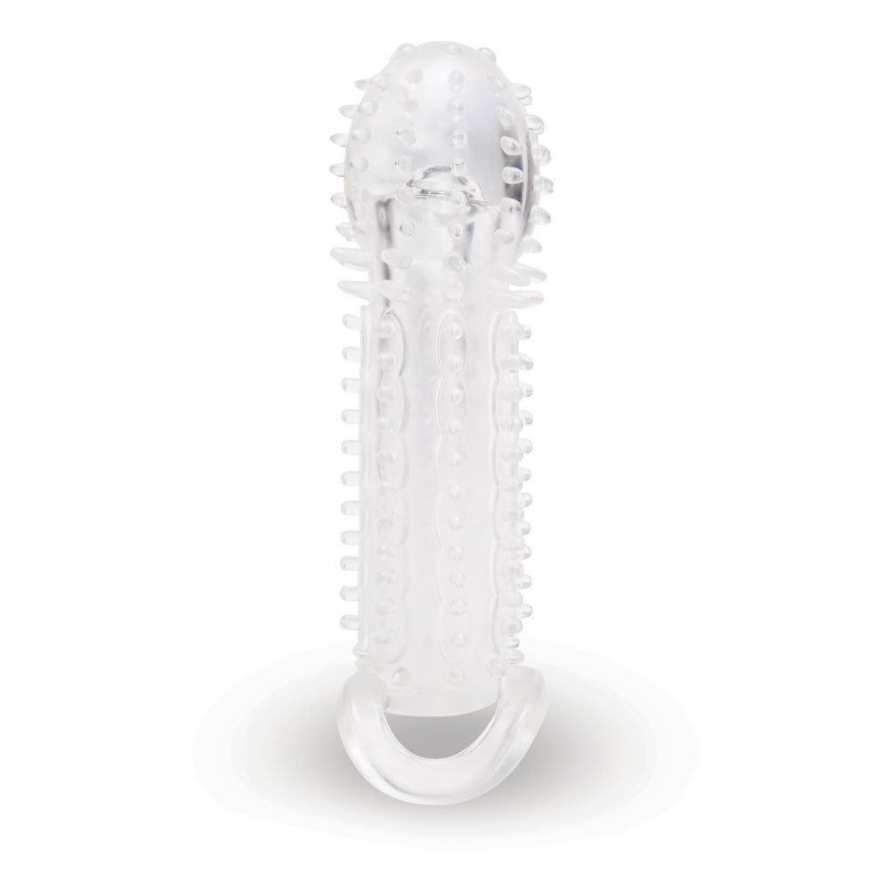 Size Up 1.5 Inch See Thru Stretch Penis Extender SLEEVES