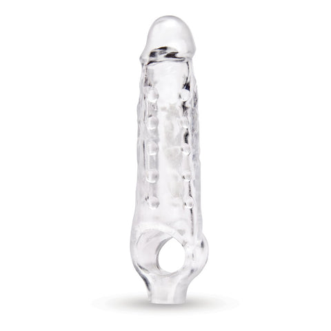 Size Up 1 Inch See Thru Stretch Penis Extender SLEEVES