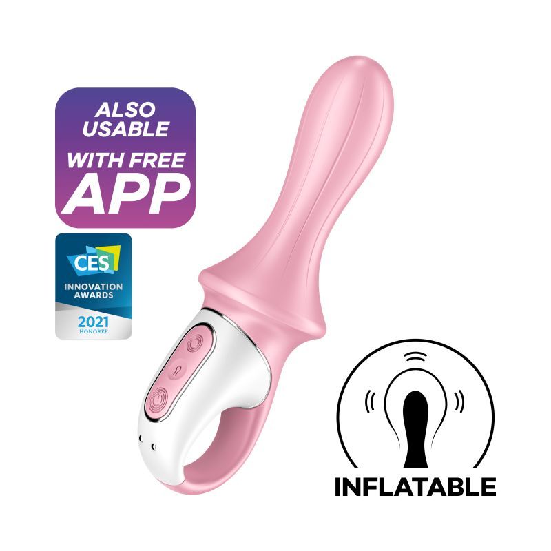 Satisfyer Air Pump Booty 5+ Inflatable Remote-Controlled Anal Vibrator > Anal Range > Tunnel and Stretchers