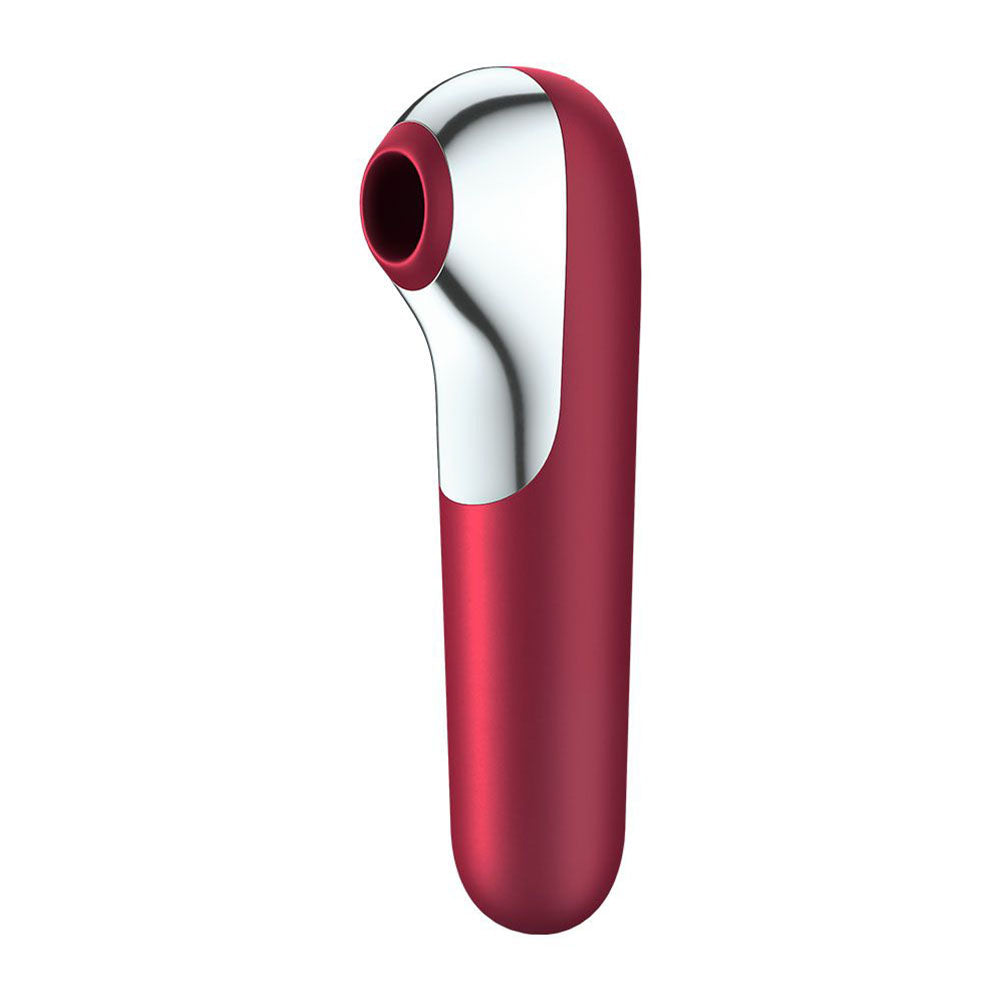 Satisfyer App Enabled Dual Love Clitoral Massager Red AIR PULSATION