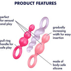 Satisfyer Booty Call Set of 3 Flexible 5.5 Inch Anal Plugs > Anal Range > Anal Beads