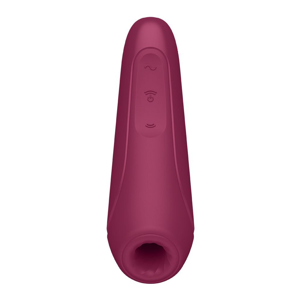 Satisfyer Curvy 1 Plus App Enabled Rose Red Stimulator AIR PULSATION