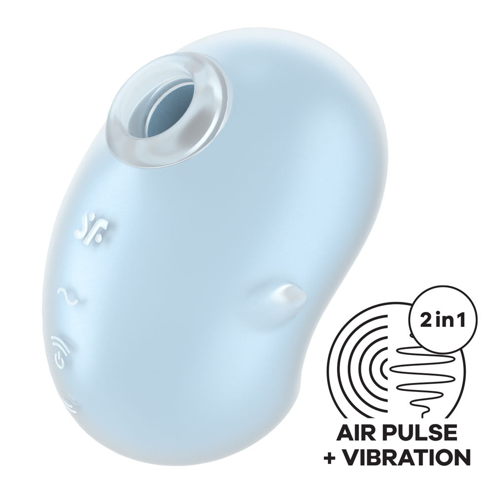 Satisfyer Cutie Ghost Air Pulse Vibrator – Rechargeable Silicone Compact Vibrator > Sex Toys For Ladies > Air Pulsation