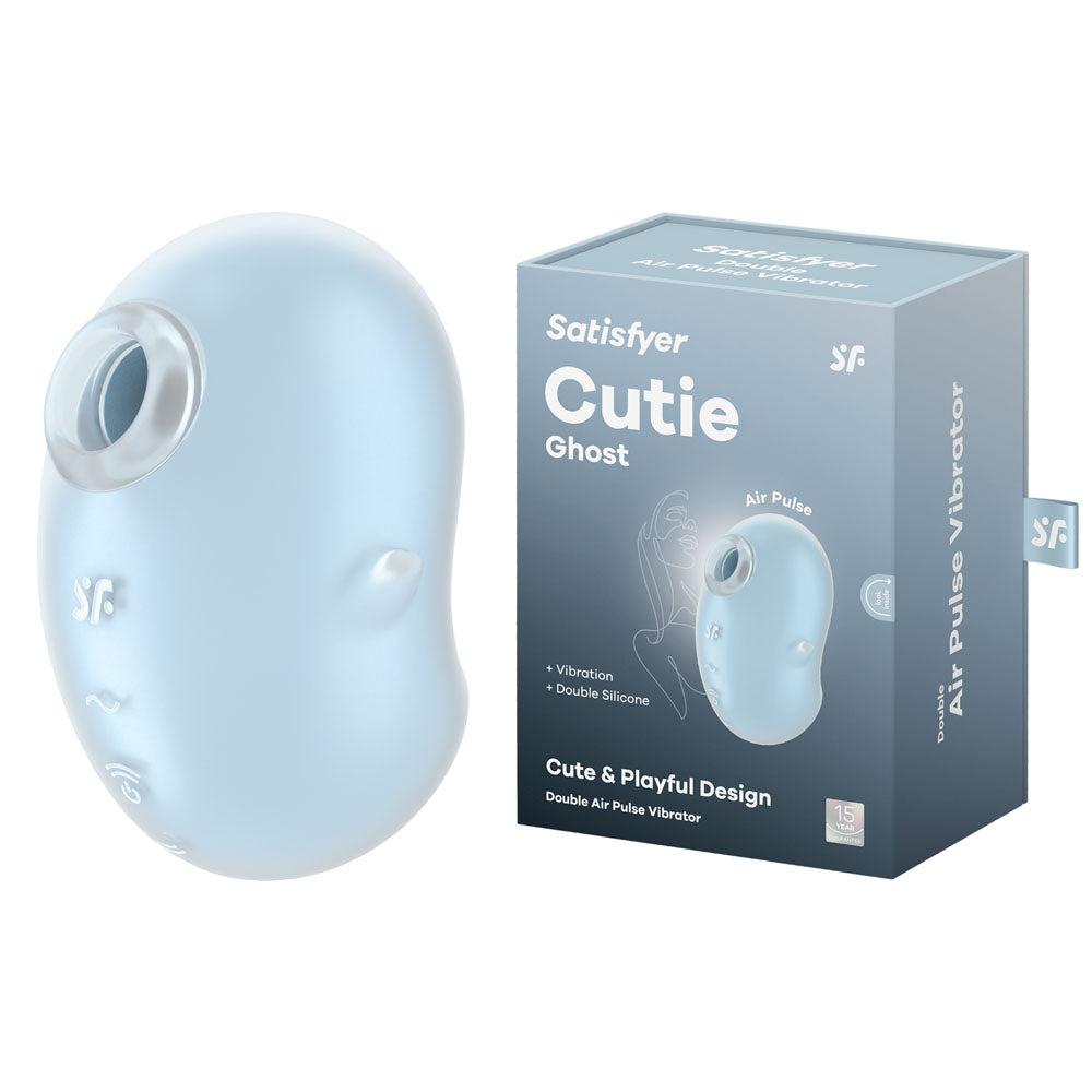 Satisfyer Cutie Ghost Air Pulse Vibrator – Rechargeable Silicone Compact Vibrator > Sex Toys For Ladies > Air Pulsation