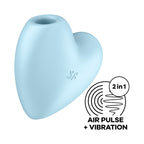 Satisfyer Cutie Heart Air Pulsation Stimulator Blue