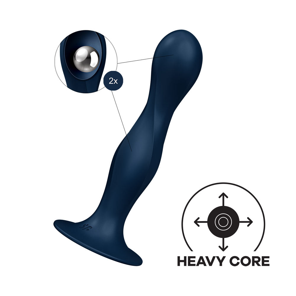 Satisfyer Double Ball-R Dildo 7 Inch Silicone Dual Pleasure Toy > Anal Range > Vibrating Butt Plugs