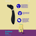 Satisfyer Endless Fun 23.5 cm USB Rechargeable Stimulator > Vibrators > Ladies > Clitoral Vibrators and Stimulators