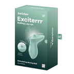 Satisfyer Exciterrr Mint Lay-On Vibrator – Silicone with Rolling Stimulating Ball and Vibration > Vibrators > Vibrating Pads