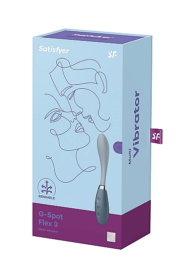 Satisfyer G-Spot Flex 3 Multi Vibrator – Flexible Silicone Shaft with 12 Vibration Modes Secondary image