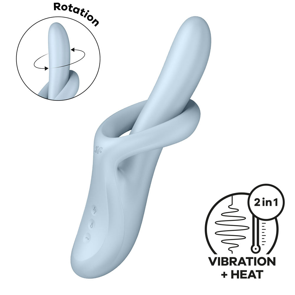 Satisfyer Heat Flex 4 – Heating Rechargeable Silicone Vibrator Secondary image