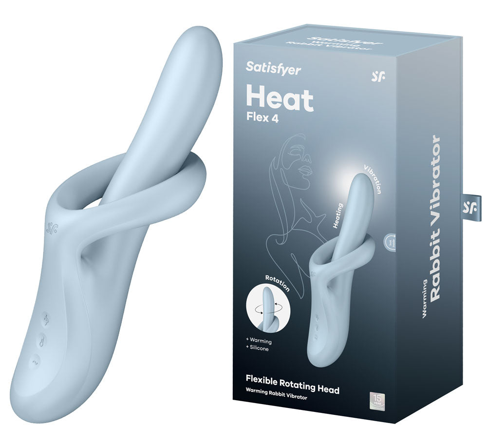 Satisfyer Heat Flex 4 – Heating Rechargeable Silicone Vibrator > Sex Toys For Ladies > G-Spot Vibrators