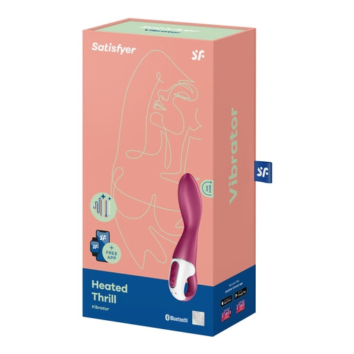 Satisfyer Heat Thrill Connect App Heated Silicone G-Spot Vibrator - Rechargeable > Vibrators > G-Spot