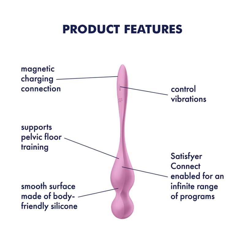 Satisfyer Love Birds 1 Kegel Trainer 73.8g with Connect App – Kegel Trainer > Sex Toys For Ladies > Kegel Exercise