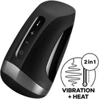 Satisfyer Men Heat and Vibration Masturbator – Warming Technology Masturbator Device > Sex Toys For Men > Masturbators > Vibrating