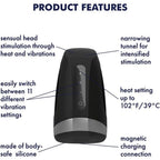 Satisfyer Men Heat and Vibration Masturbator – Warming Technology Masturbator Device > Sex Toys For Men > Masturbators > Vibrating