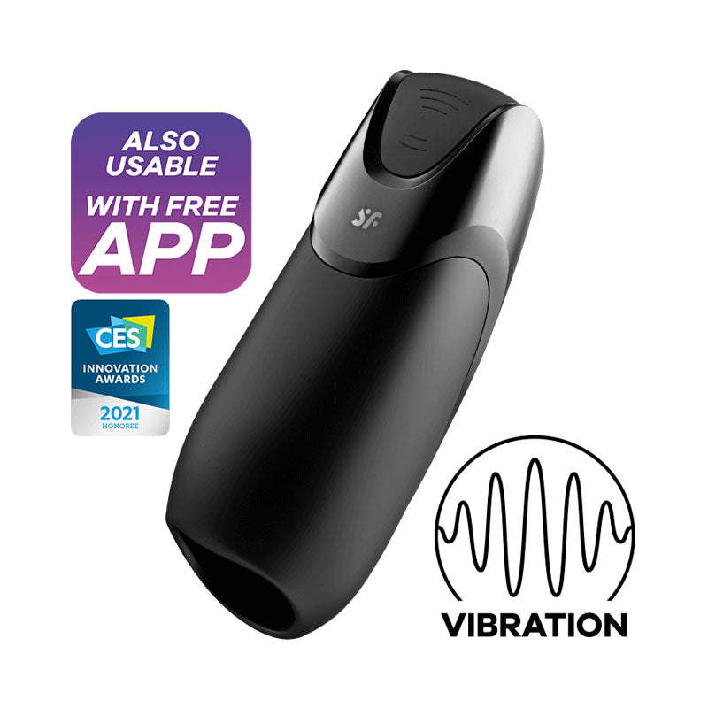 Satisfyer Men Vibration+ – Rechargeable Vibrating Masturbator Secondary image